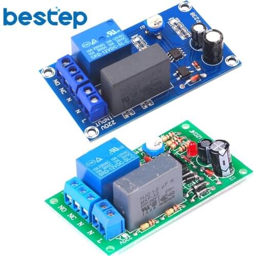 AC 220V Timer Relay Delay Switch Module Input/Output Delay Off Switch Module Adjustable Timing Turn Off Board