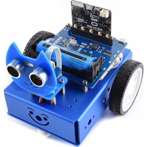 KitiBot 2WD robot building kit for micro:bit Package B With controller BBC micro:bit