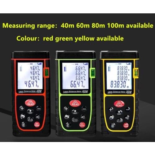 Handheld Digital Laser Distance Meter Rangefinder Build Measure Device Ruler Measure Device tools