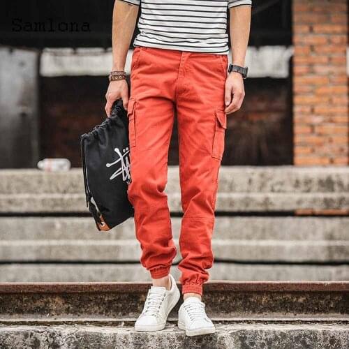 Мужские брюки карго Samlona China At AliExpress