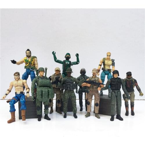 BBI GJOE Soldiers Specia Force Sniper Scale 1/18 Joints Movable Action Figure Model Boy Toys