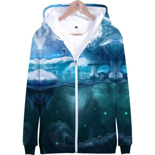 Subnautica Below Zero Game 3D Prints Zipper Hoodies Women/Men Fashion Long Sleeve Hooded Sweatshirt Hot Sale Streetwear Clothes