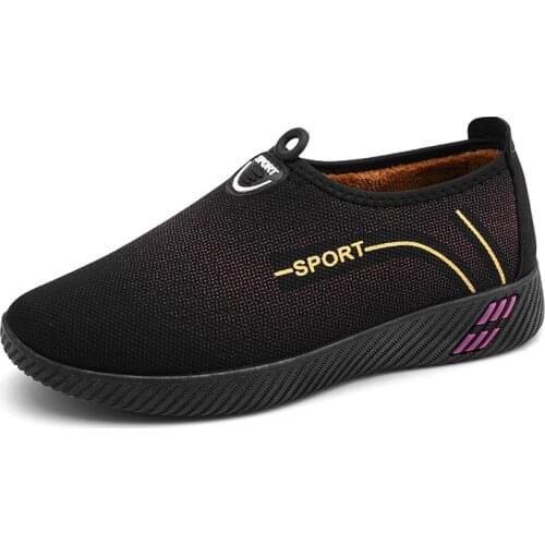 Tenis Feminino Women Tennis Shoes Black Breathable slip on Wear-resistant Fitness Sport Shoes Outdoor Basket Femme Sneakers