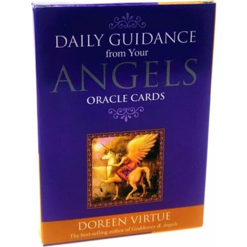 2020 Daily Guidance from Your Angels Oracle Cards Party Board Game Divination Fate 44 Cards Deck Tarot