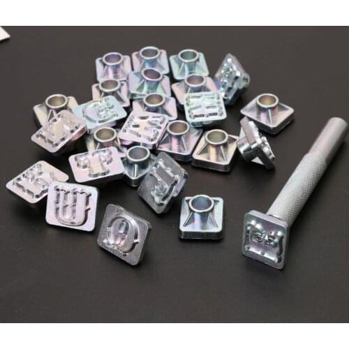 26pcs/set Steel Alphabet Letter Stamp Punch DIY Leather Crafts Metal Punching Tools Kit E56C