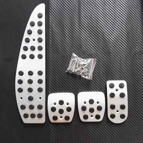 DEE Accessories For VOLVO C30 AT/MT STD Fuel Brake FootRest pedals Plate Non slip Accelerator brake AT pedal Plate Cover Styling