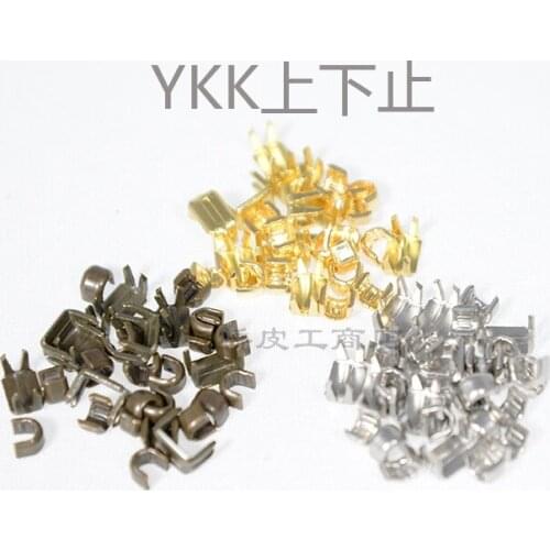 Zipper Accessories YKK 5# 3 Gold Copper / White Qing Bronze Up and Down The Head and Tail Metal Code
