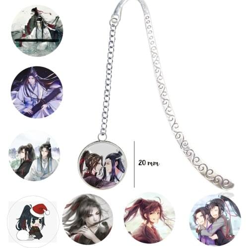 Anime Mo Dao Zu Shi Bookmark Grandmaster of Demonic Cultivation Index Devider For Reading Note Book Mark Chen Qing Ling COSPLAY