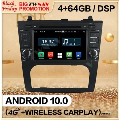 4+128G Carplay Double Din For Nissan Teana Altima 2008 2009 2010 2011 2012 Android Screen Audio Radio GPS Head Unit Auto Stereo