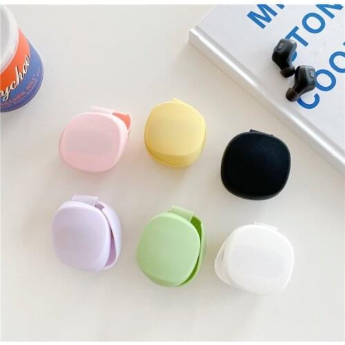 For Baseus Encok TWS WM01 Case Solid Color Silicone Anti-slip Protection Earphone Cover for Baseus WM01 Case