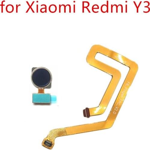 For Xiaomi Redmi Y3 Fingerprint Sensor Scanner Connector Home Button Key Touch ID Flex Cable for Redmi Y3 Repair Spare Parts