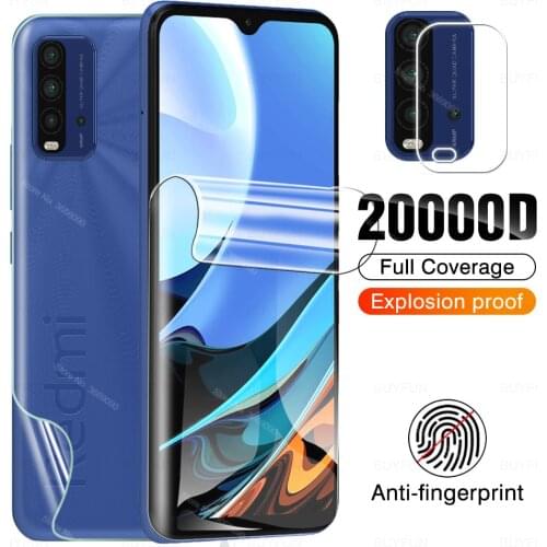 3in1 hydrogel film front back screen protector for xiaomi redmi 9t 9 t t9 redmy readmi 9t protective film redmi9t camera glass