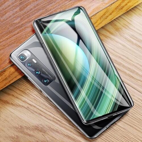 3PCS Film For Xiaomi Mi 10 Ultra Screen Protector Full Cover nano Hydrogel Film With Tools Not Glass No bubbles