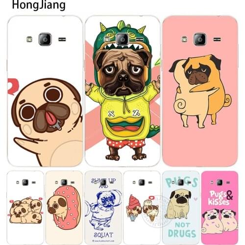 HAMEINUO piper the pug designs cover phone case for Samsung Galaxy J1 J2 J3 J5 J7 MINI ACE 2016 2015