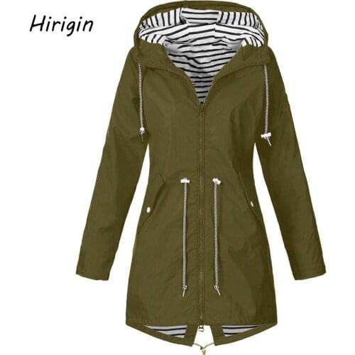 Женские плащи-ветровки Hirigin China At AliExpress