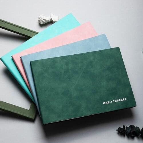 PU Leather Daily Weekly Planner Agenda Notebook Daily Goals Habit Time Schedules Mind Mapping Stationery Office School Supplies