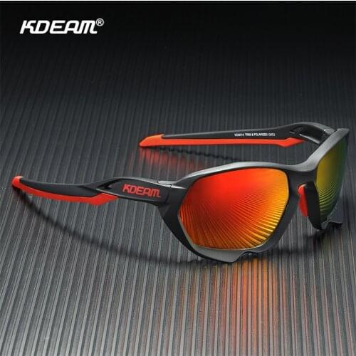 KDEAM Fashion Polarized Sunglasses Men Outdoor Travel 100% UV Protection Sun Glasses Lightweight TR90 Eyeglasses Frame Goggles
