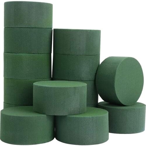 Round Floral Foam Pack of 20,Wet Florist Styrofoam Block Flower Arrangement Supplies for Craft Project,Party Decoration