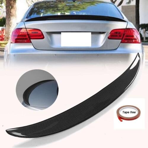 New Real Carbon Fiber High Kick Car Rear Trunk Racing Spoiler Wing Lip For BMW E92 Coupe 328i 335i M3 2Dr 2007-2013