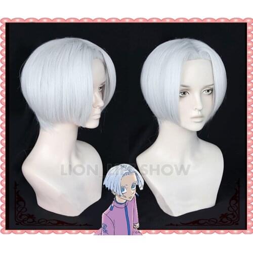 Anime Tokyo Revengers Izana Kurokawa Cosplay Wig Silver White Short Synthetic Hair Halloween Party Hair + Wig Cap