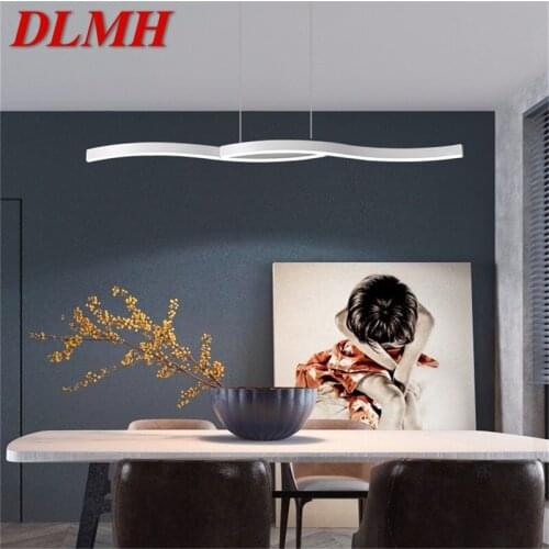 DLMH Pendant Lights with Remote Control Dimmable 220V 110V Modern Fixtures Decorative For Home Dining Room Restaurant