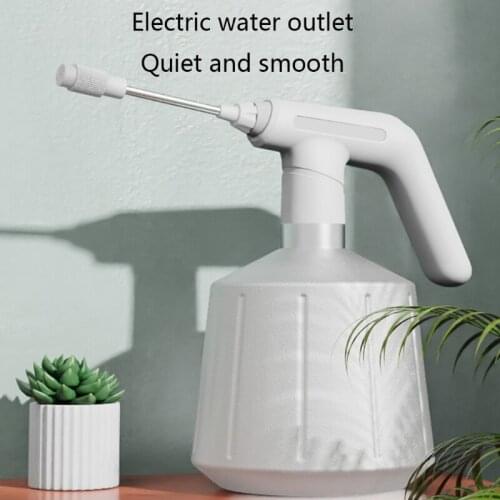 Handheld Electric Flower Watering Can 1L/2L Leak-proof Garden Flower Spray Bottle for House Bonsai Plants Succulents