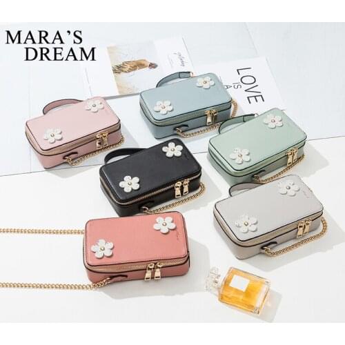 Maras Dream Women Shoulder Bags Ladies Cell Phone Summer Purse Clutch Mini Crossbody Shoulder Strap Money Bag Sweet Flowers