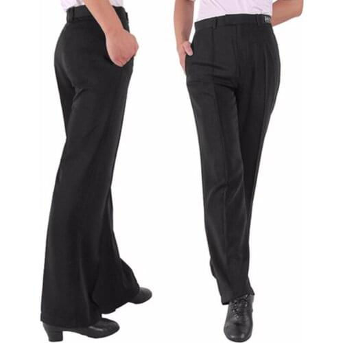 2019 Spring MenS Latin Dance Pants Modern Practice Dance Wear Large Size MenS Dance Performance Pants Pocket Trousers DWY1800