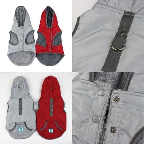 Pet Winter Coat Jacket Warm Dog Clothes Vest Waterproof Dog Clothing Outfit Poodle Pomeranian Schnauzer Pet Apparel Dropshipping