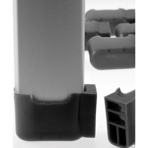 10Pcs Plastic Legs Caps Anti Slip Table Chair Tube End Plugs Furniture Legs Covers Floor Protectors Noise Reduce Desk Stool Pads