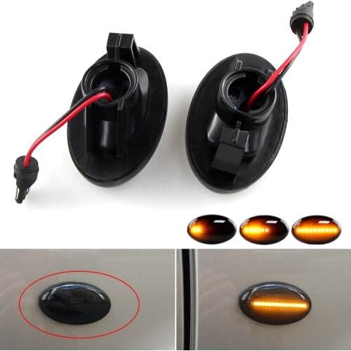 2x Canbus Amber LED Turn Signal Lights Side Marker Car Accessories for Mercedes-Benz Smart 450 & Benz W639 W168 W447 12V