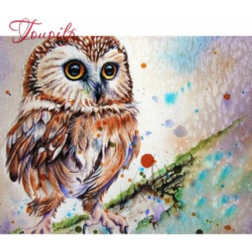 5D Diamond Embroidery Owl Animals Cross Stitch DIY Diamond Painting Full diamond scenery rhinestones Home Decor gift