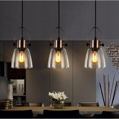 Bar Lights Bedroom Glass Lighting Kitchen Island Pendant Light Study Modern Ceiling Lamp Home Indoor Lights Bulb For Free