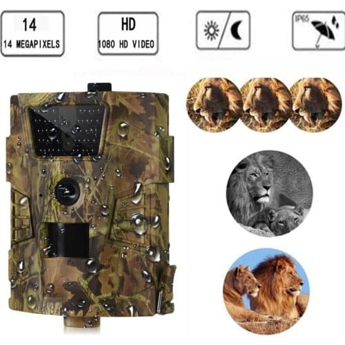 Suntekcam HT-001B Upgrade 14MP 1080P Outdoor Waterproof Hunting Camera Automatic Trail night vision Camera 120°Detecting Range