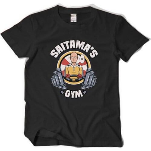 One punch man Saitama GYM Cosplay Tee Short-sleeve T-shirt