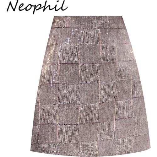 Юбки-карандаши в клетку NEOPHIL China At AliExpress