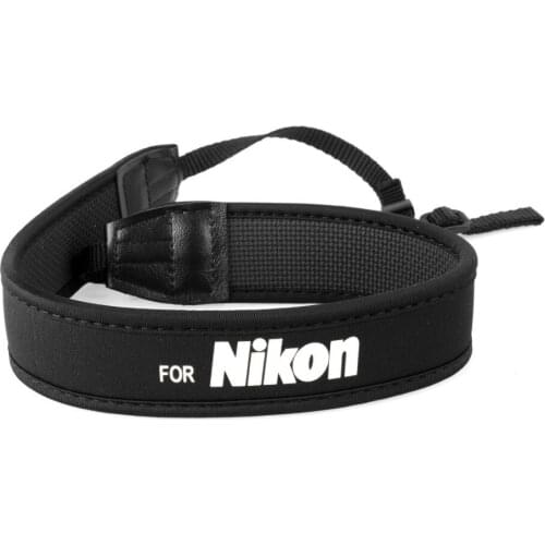 Neoprene Shoulder Neck Strap for NikonD5100 D5200 D7000 D7100 D300 D700 D90 d300 DSLR Free shipping