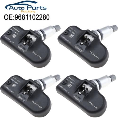 4PCS New TPMS Tire Pressure Sensor For Peugeot 407 207 307 607 508 807 For Citroen C4 5 6 7 8 433MHZ 9681102280