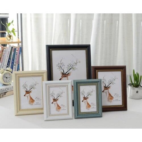 New creative retro table photo frame home decoration picture frame photo wall wall hanging horizontal and vertical