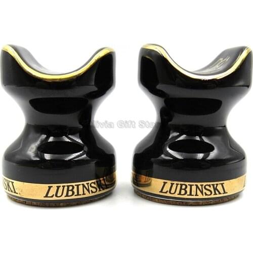 Lubinski 2 pcs Cigar Ashtray Porcelain Pocket Cigar Holder Cigar Cigarette Tobacco Travel Stand Holder Portable Smoking Tool