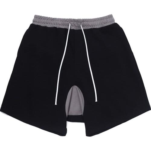 High Street Men Shorts Contrast Patchwork Summer Casual Shorts Sportswear Bermudas Masculina Mens Shorts Sweatpants Gym Clothes