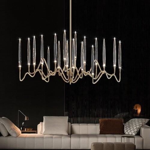 Nordic Postmodern Living Room Bedroom Light Luxury Chandelier Creative Personalized Villa Club Restaurant Bar Model Room Lamps