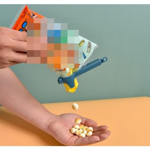 1pc Plastic Seal Pour Food Storage Bag Clip Snack Sealing Clip Keeping Fresh Sealer Clamp Helper Food Saver Travel Kitchen Tools
