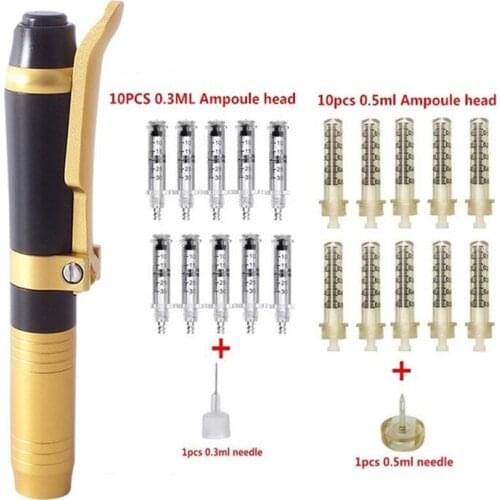 0.3ml High Pressure Hyaluronic Acid Pen High density metal For Anti Wrinkle Lip injection hyaluron gun atomizer hyaluron pen