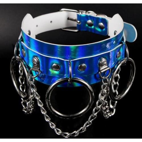 2021 Black Gothic Choker Necklaces Goth Collar For Girls Women Grunge Punk Harajuku Leather Necklace New Chocker Halloween Jewel