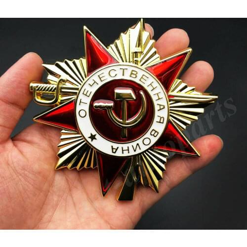 3D Metal Soviet Union Russia USSR Medal Car Trunk Emblem Badge Decal Sticker