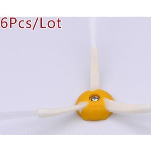 6 3-armed side brush iRobot Roomba series 500 600 700 527 529 528 530 532 550 560 570 595 620 601 602 630 650 760 770 780 parts