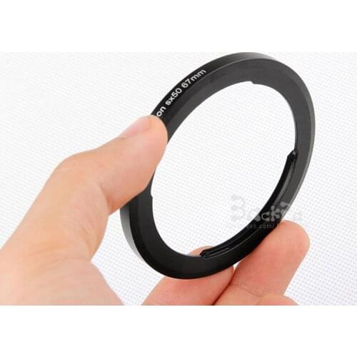 Camera Lens Adapter FA-DC67A for Canon PowerShot SX30 SX40 SX50 SX60 SX70 SX720 Reinstallation 67mm Lens Filter Hood Accessories