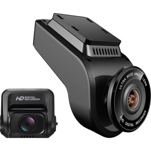 Car Dash Camera DVR 170 Degree Six-glass Super Wide-angle HD Lens Night Vision Hidden Driving Recorder Parking Monitoring
