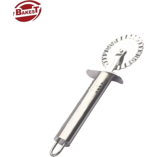 BAKEST Pizza Wheel Cutter Stainless Steel Hobing Cutter Pasry Tools Round Knife